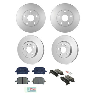Bosch® - QuietCast™ Premium Front and Rear Brake Kit with Ceramic Pads