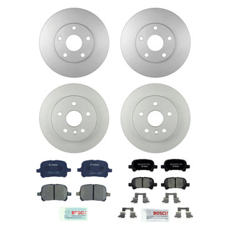 Bosch® - QuietCast™ Premium Front and Rear Brake Kit with Ceramic Pads