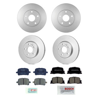 Bosch® - QuietCast™ Premium Front and Rear Brake Kit with Ceramic Pads