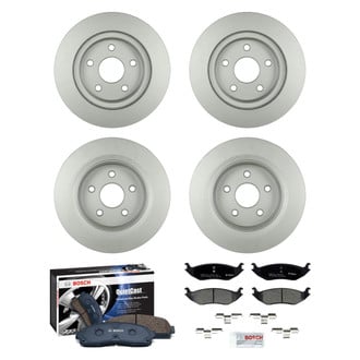 Bosch® - QuietCast™ Premium Front and Rear Brake Kit with Ceramic Pads