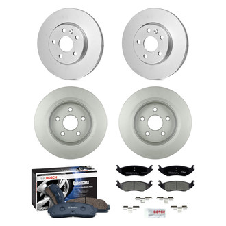Bosch® - QuietCast™ Premium Front and Rear Brake Kit with Ceramic Pads