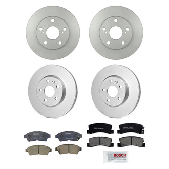 Bosch® - QuietCast™ Premium Front and Rear Brake Kit with Ceramic Pads