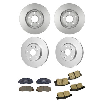 Bosch® - QuietCast™ Premium Front and Rear Brake Kit with Ceramic Pads