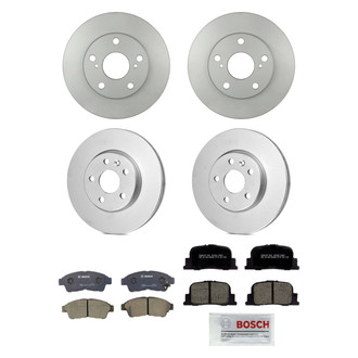 Bosch® - QuietCast™ Premium Front and Rear Brake Kit with Ceramic Pads