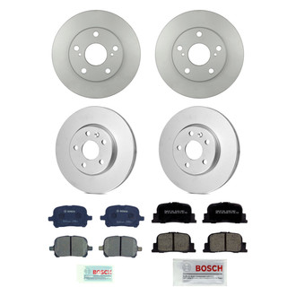 Bosch® - QuietCast™ Premium Front and Rear Brake Kit with Ceramic Pads