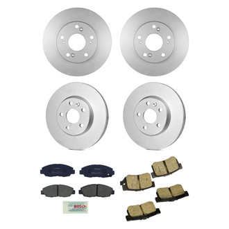 Bosch® - QuietCast™ Premium Front and Rear Brake Kit with Ceramic Pads