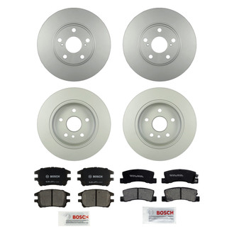 Bosch® - QuietCast™ Premium Front and Rear Brake Kit with Ceramic Pads