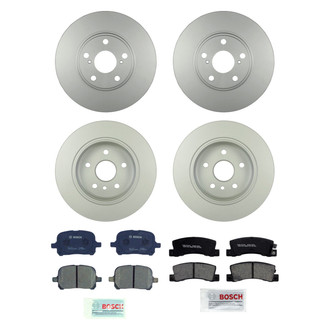 Bosch® - QuietCast™ Premium Front and Rear Brake Kit with Ceramic Pads