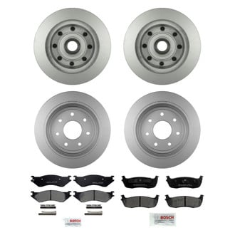 Bosch® - QuietCast™ Premium Front and Rear Brake Kit with Ceramic Pads