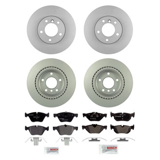 Bosch® - QuietCast™ Premium Front and Rear Brake Kit with Organic Pads