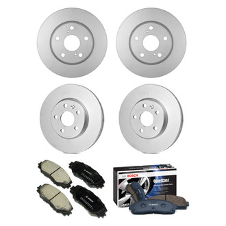Bosch® - QuietCast™ Premium Front and Rear Brake Kit with Ceramic Pads