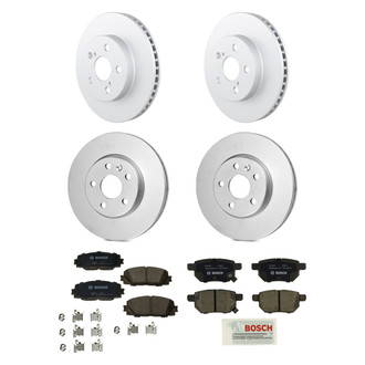 Bosch® - QuietCast™ Premium Front and Rear Brake Kit with Ceramic Pads