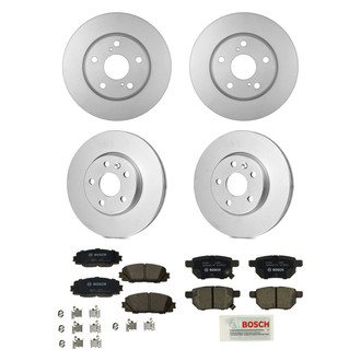 Bosch® - QuietCast™ Premium Front and Rear Brake Kit with Ceramic Pads