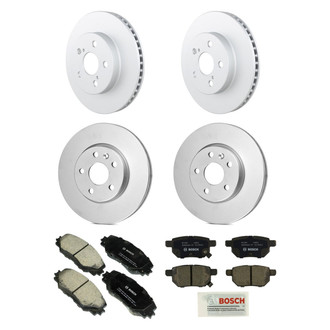 Bosch® - QuietCast™ Premium Front and Rear Brake Kit with Ceramic Pads