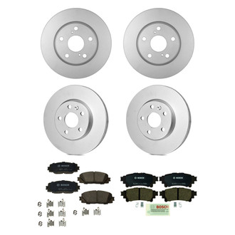Bosch® - QuietCast™ Premium Front and Rear Brake Kit with Ceramic Pads