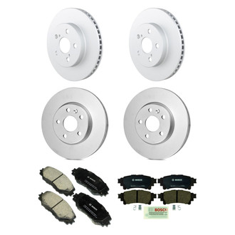 Bosch® - QuietCast™ Premium Front and Rear Brake Kit with Ceramic Pads