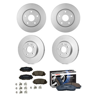 Bosch® - QuietCast™ Premium Front and Rear Brake Kit with Ceramic Pads