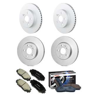 Bosch® - QuietCast™ Premium Front and Rear Brake Kit with Ceramic Pads