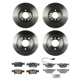 Bosch® - QuietCast™ Premium Front and Rear Brake Kit with Organic Pads