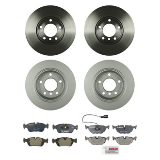 Bosch® - QuietCast™ Premium Front and Rear Brake Kit with Organic Pads