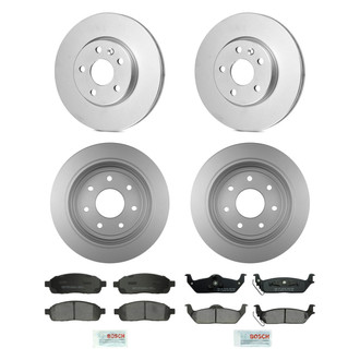 Bosch® - QuietCast™ Premium Front and Rear Brake Kit with Ceramic Pads