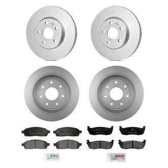 Bosch® - QuietCast™ Premium Front and Rear Brake Kit with Ceramic Pads