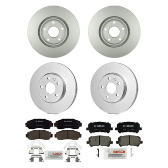 Bosch® - QuietCast™ Premium Front and Rear Brake Kit with Ceramic Pads