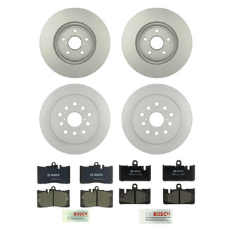 Bosch® - QuietCast™ Premium Front and Rear Brake Kit with Ceramic Pads