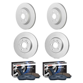 Bosch® - QuietCast™ Premium Front and Rear Brake Kit with Ceramic Pads