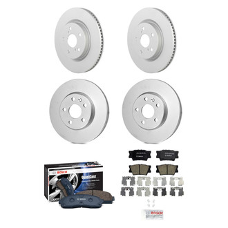 Bosch® - QuietCast™ Premium Front and Rear Brake Kit with Ceramic Pads