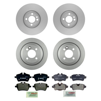 Bosch® - QuietCast™ Premium Front and Rear Brake Kit with Organic Pads