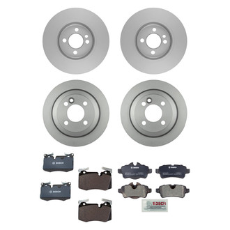Bosch® - QuietCast™ Premium Front and Rear Brake Kit with Organic Pads
