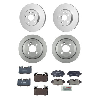 Bosch® - QuietCast™ Premium Front and Rear Brake Kit with Organic Pads