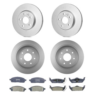 Bosch® - QuietCast™ Premium Front and Rear Brake Kit with Organic Pads