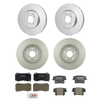 Bosch® - QuietCast™ Premium Front and Rear Brake Kit with Organic Pads