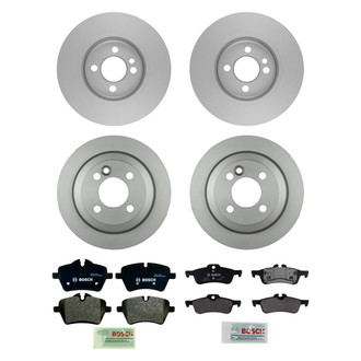 Bosch® - QuietCast™ Premium Front and Rear Brake Kit with Organic Pads