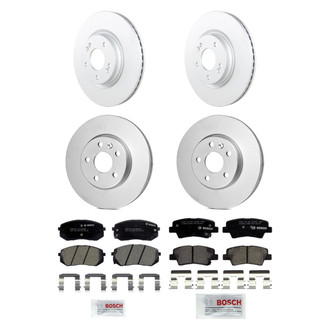 Bosch® - QuietCast™ Premium Front and Rear Brake Kit with Ceramic Pads