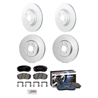 Bosch® - QuietCast™ Premium Front and Rear Brake Kit with Ceramic Pads