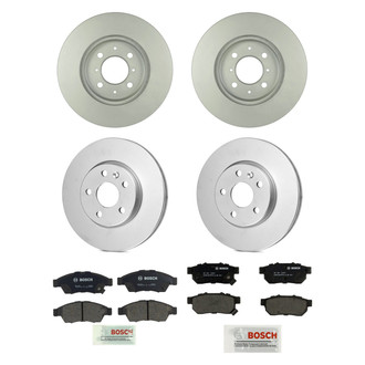 Bosch® - QuietCast™ Premium Front and Rear Brake Kit with Organic Pads