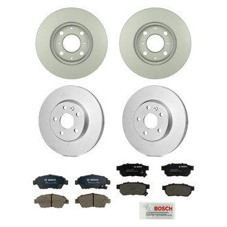 Bosch® - QuietCast™ Premium Front and Rear Brake Kit with Organic Pads