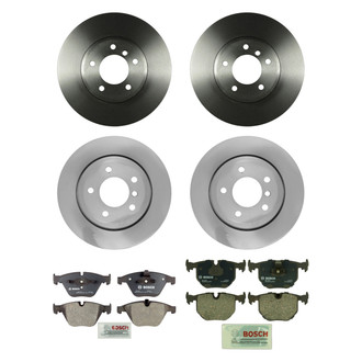 Bosch® - QuietCast™ Premium Front and Rear Brake Kit with Organic Pads
