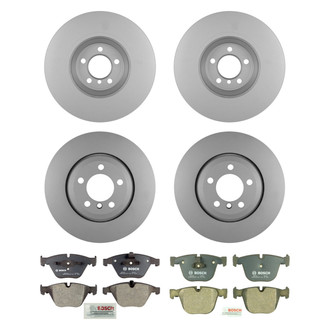 Bosch® - QuietCast™ Premium Front and Rear Brake Kit with Organic Pads
