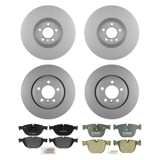 Bosch® - QuietCast™ Premium Front and Rear Brake Kit with Organic Pads