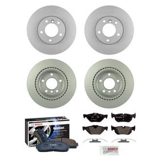 Bosch® - QuietCast™ Premium Front and Rear Brake Kit with Organic Pads