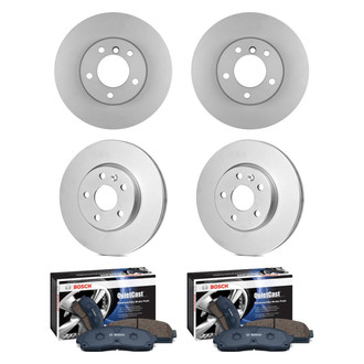 Bosch® - QuietCast™ Premium Front and Rear Brake Kit with Organic Pads