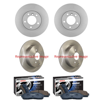 Bosch® - QuietCast™ Premium Brake Kit with Organic Pads