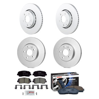 Bosch® - QuietCast™ Premium Front and Rear Brake Kit with Ceramic Pads