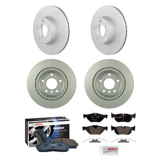 Bosch® - QuietCast™ Premium Front and Rear Brake Kit with Organic Pads