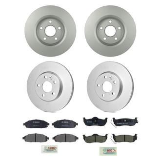 Bosch® - QuietCast™ Premium Front and Rear Brake Kit with Ceramic Pads