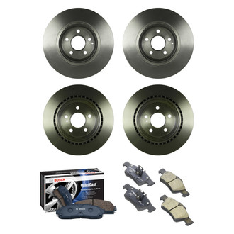 Bosch® - QuietCast™ Premium Front and Rear Brake Kit with Ceramic Pads